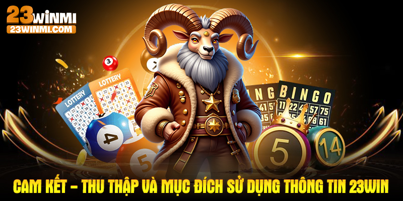 Cam kết - Thu thập và mục đích sử dụng thông tin 23Win